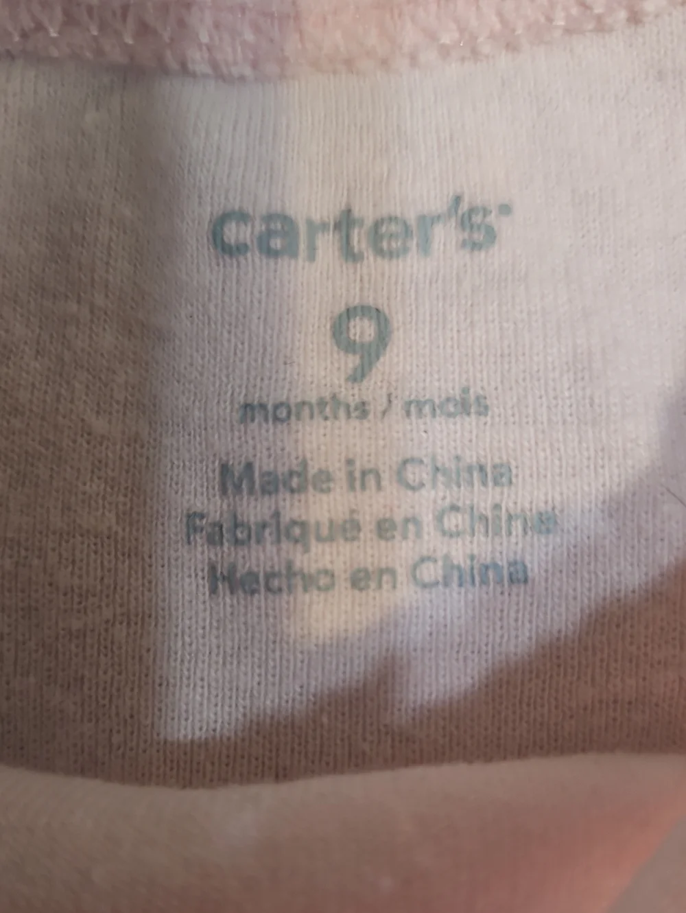 Carters light pink